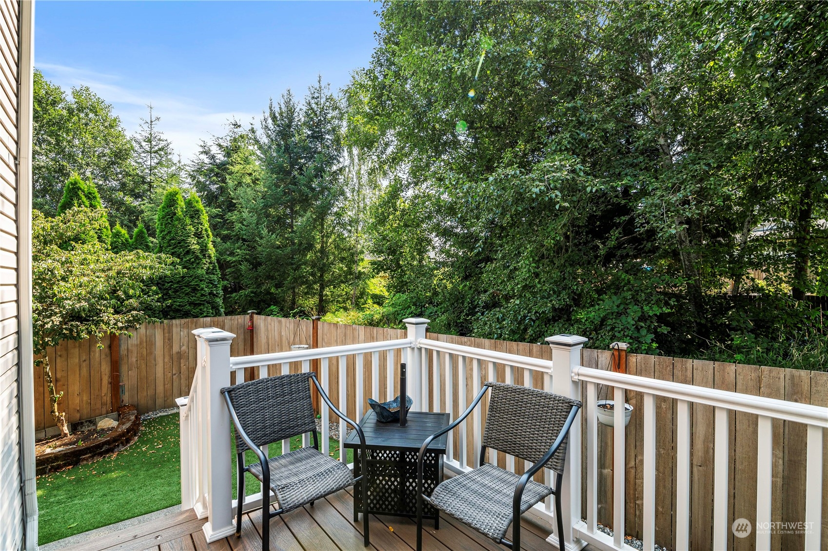 2502 97th Place Southeast Everett, WA 98208 - Photo 24 of 29 a view of a wooden bench on the roof deck