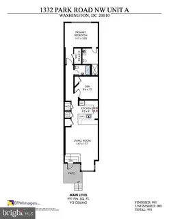 $494,900 | 1332 Park Road Northwest, Unit A, Washington, DC 20010