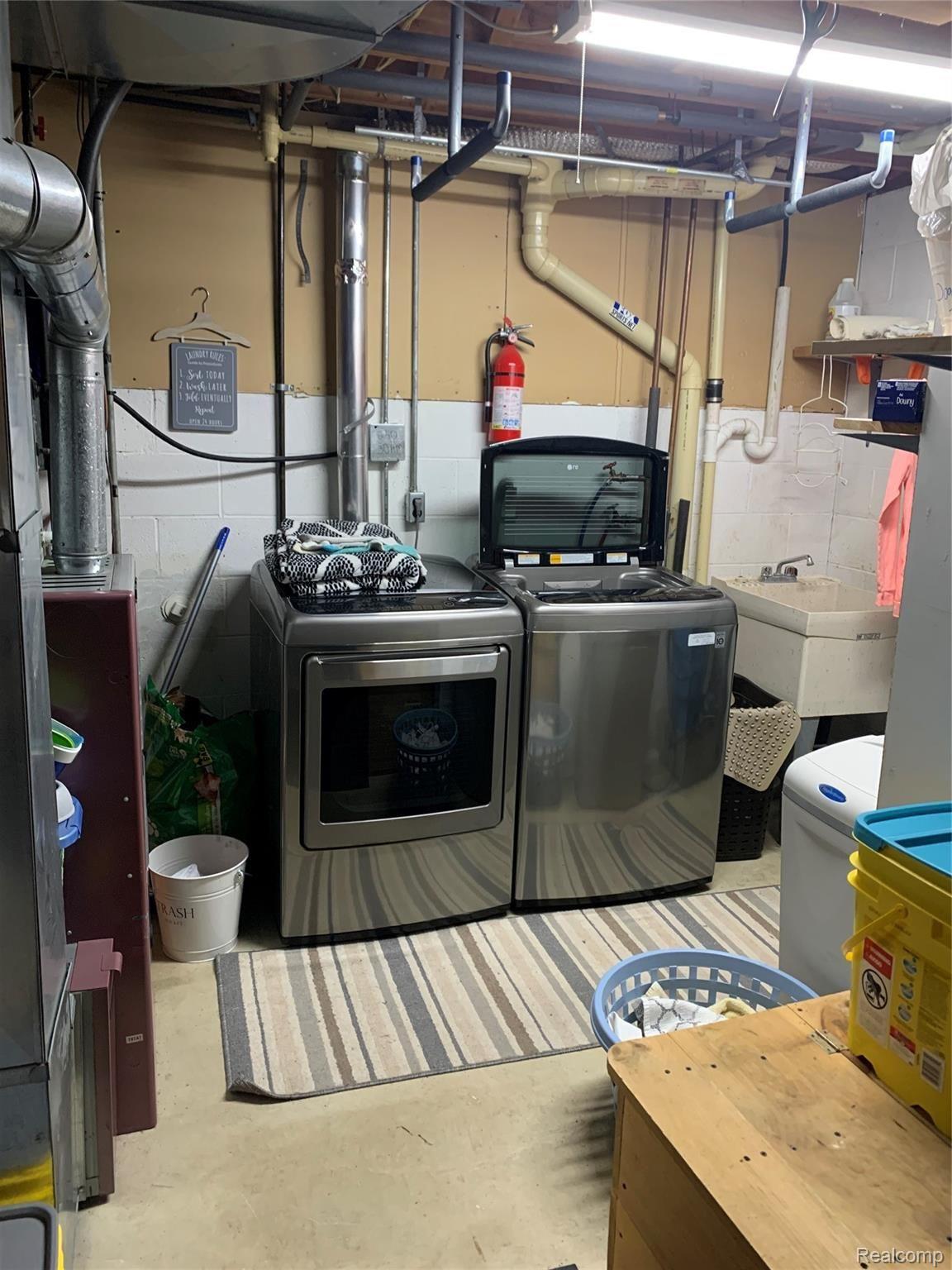 2828 Weaver Road Port Austin, MI 48467 - Photo 12 of 23 washer dryer.JPG