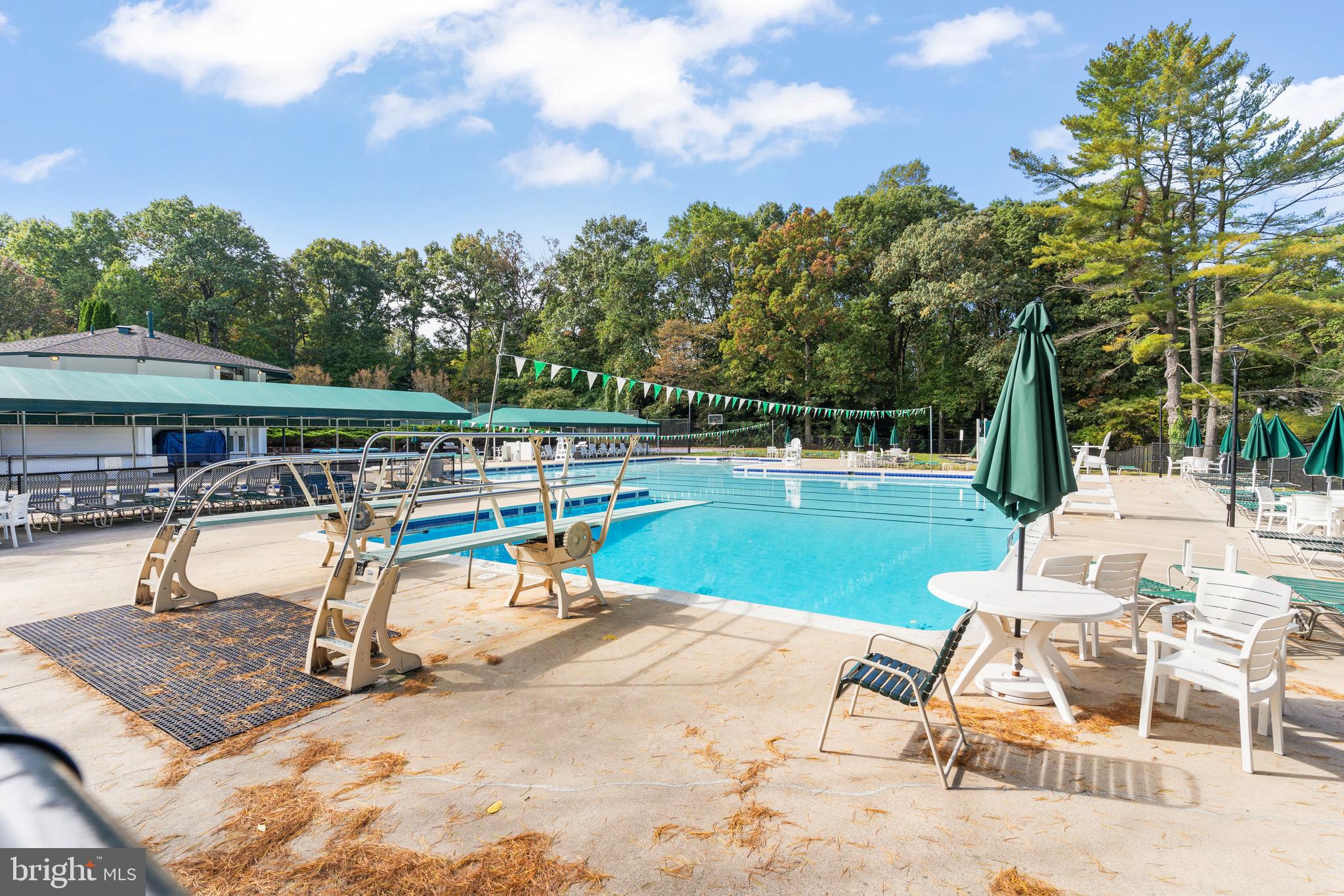 7911 Inverness Ridge Road Potomac, MD 20854 - Photo 44 of 45 a view of a swimming pool with a table and chairs