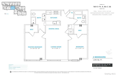 $579,000 | 701 Ridge Hill Boulevard, Unit PHE, Yonkers, NY 10710