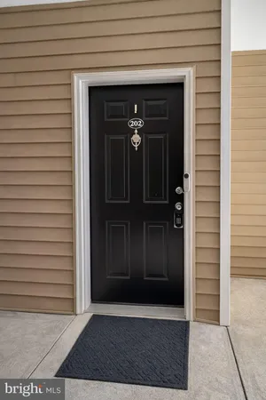 a view of front door