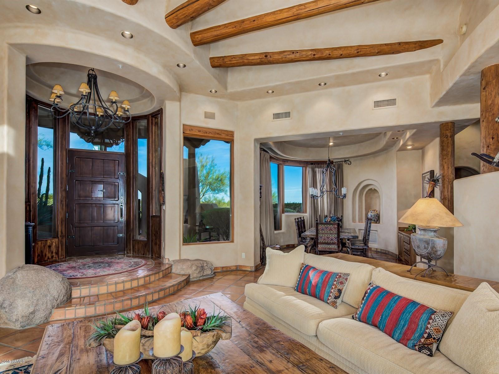 10285 East Joy Ranch Road Scottsdale, AZ 85262 - Photo 9 of 87 010_Living Room To Entry