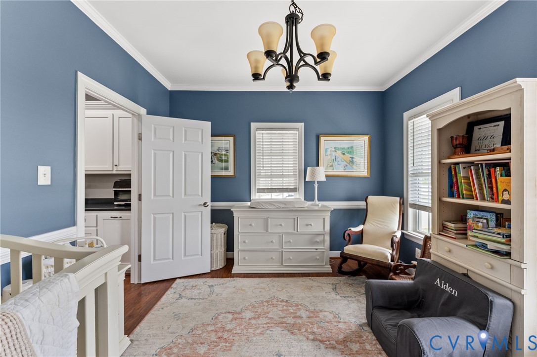 5610 Mt Landing Road Tappahannock, VA 22560 - Photo 15 of 36 Formal Dining Room, Office or workout room. Wood f