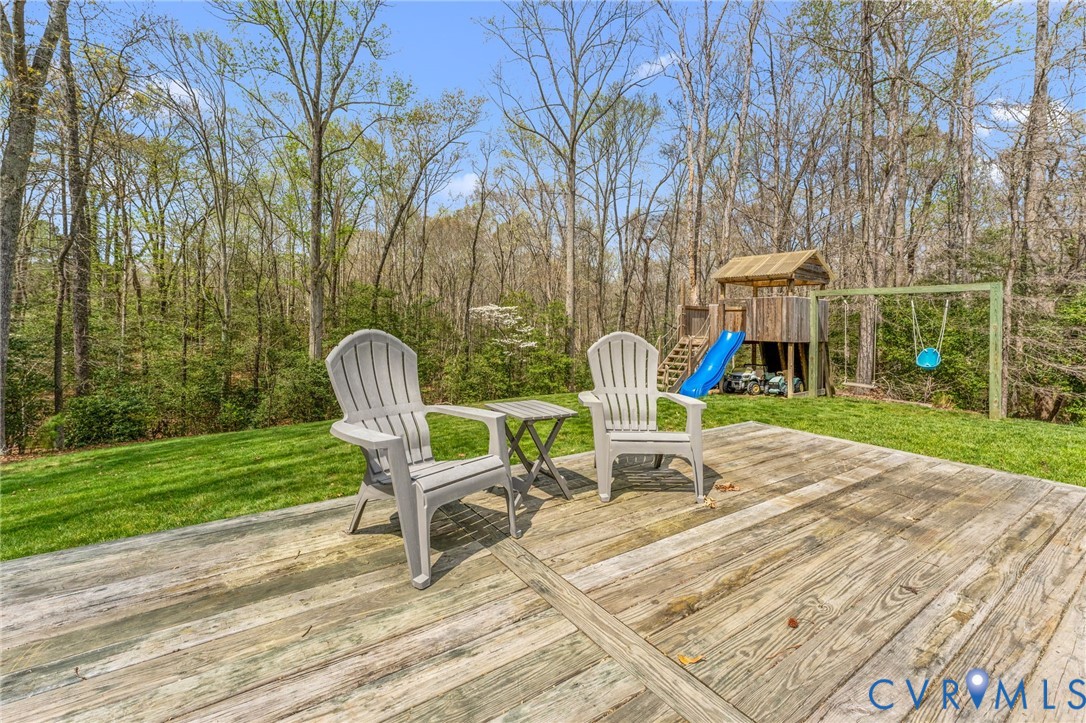 5610 Mt Landing Road Tappahannock, VA 22560 - Photo 32 of 36 Rear deck for family & guests entertaining with a