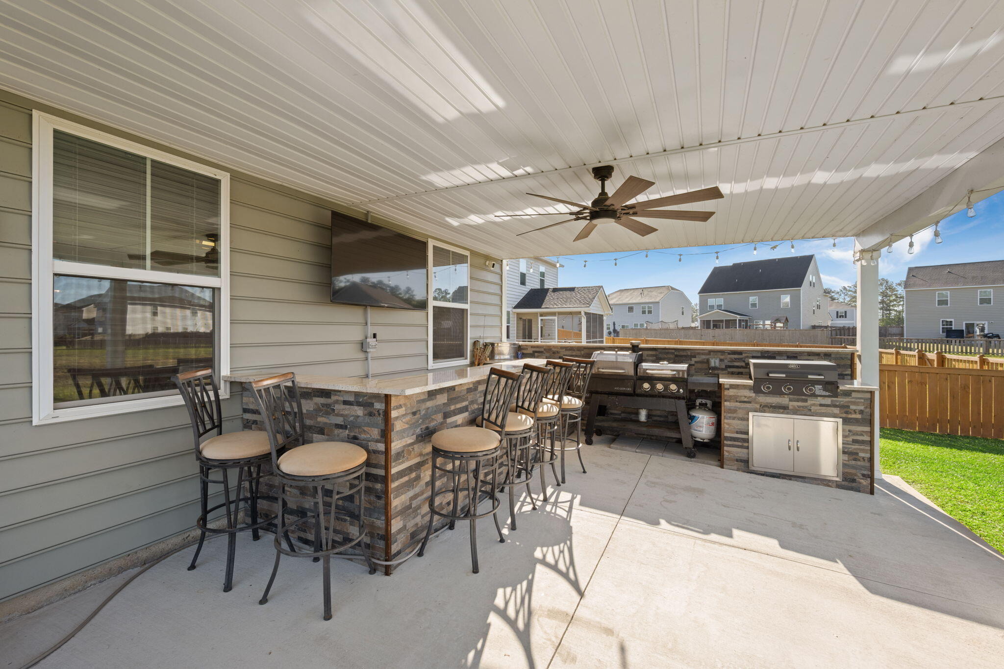 215 Squire Pope Road Summerville, SC 29486 - Photo 47 of 76 Outdoor Kitchen