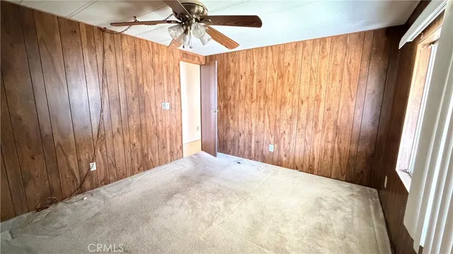 a view of wooden door