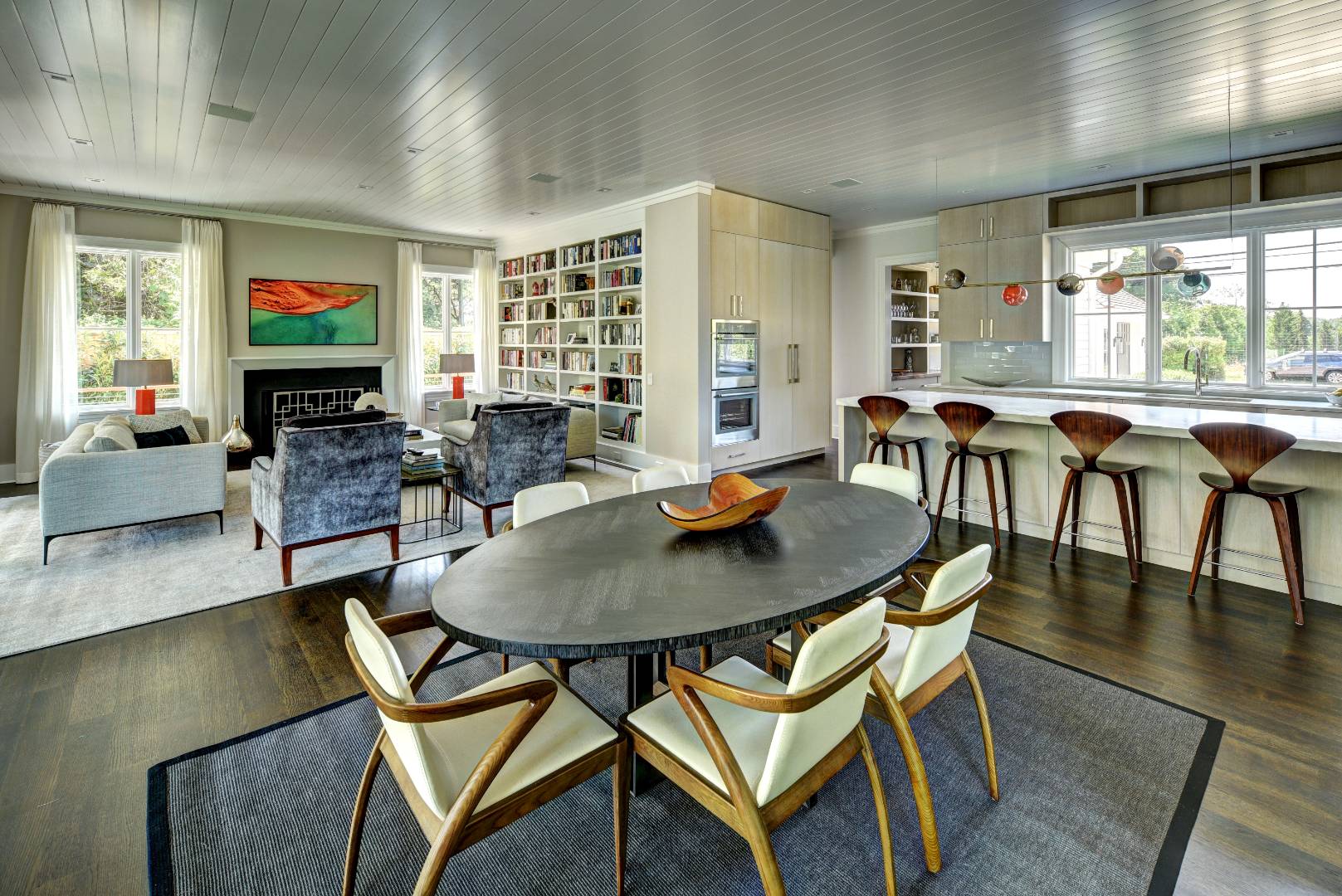132 Long Lane East Hampton, NY 11937 - Photo 3 of 24 a dining room with furniture window and wooden floor