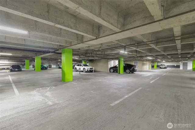 a view of parking area