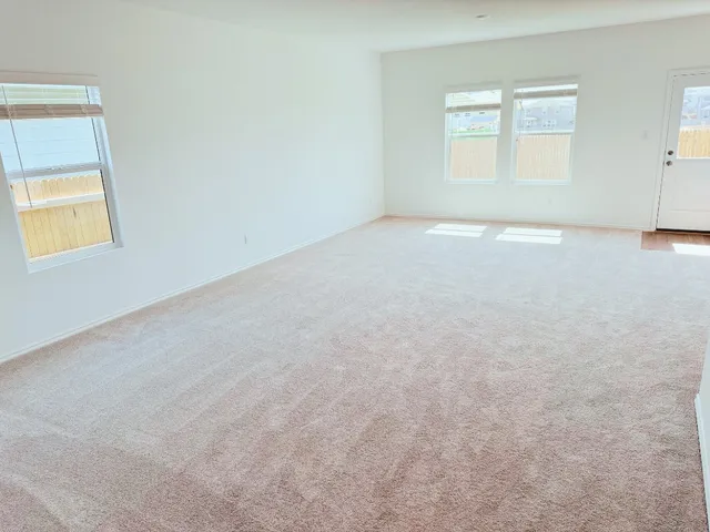 a room with a sink and a mirror