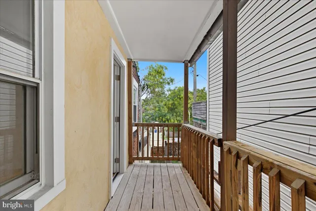 a view of a house with wooden floor