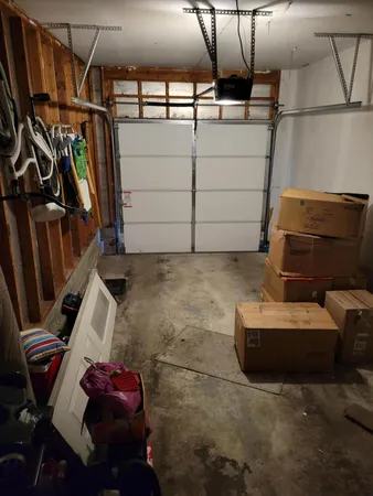 a view of storage and utility room
