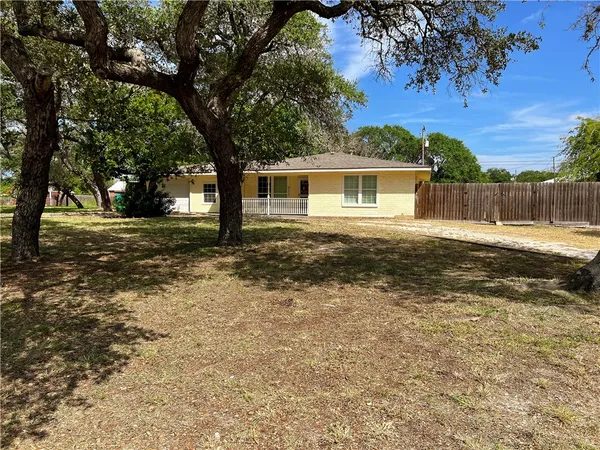 a backyard of a house