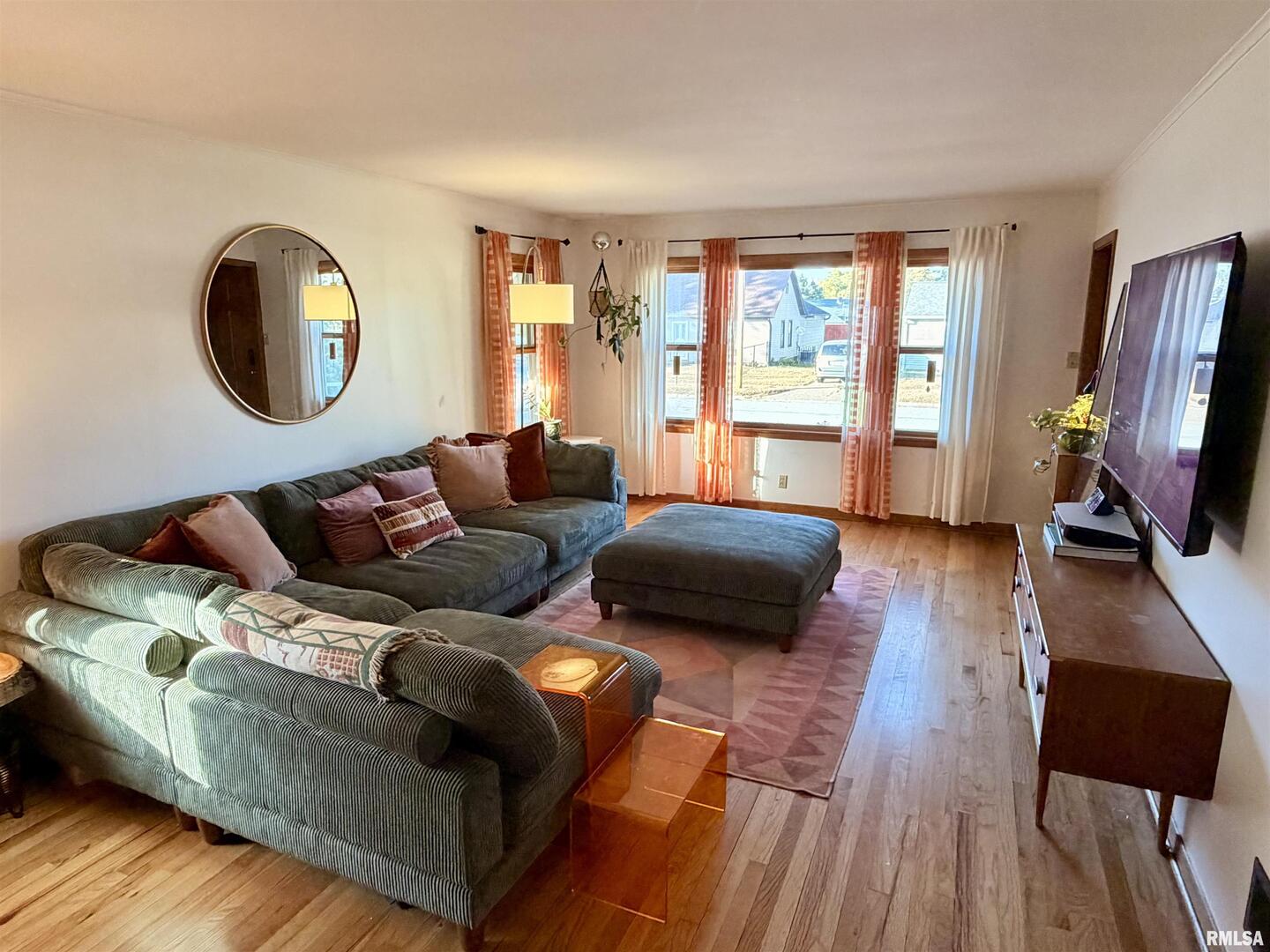 1043 14th Avenue South Clinton, IA 52732 - Photo 7 of 23 a living room with furniture and a flat screen tv