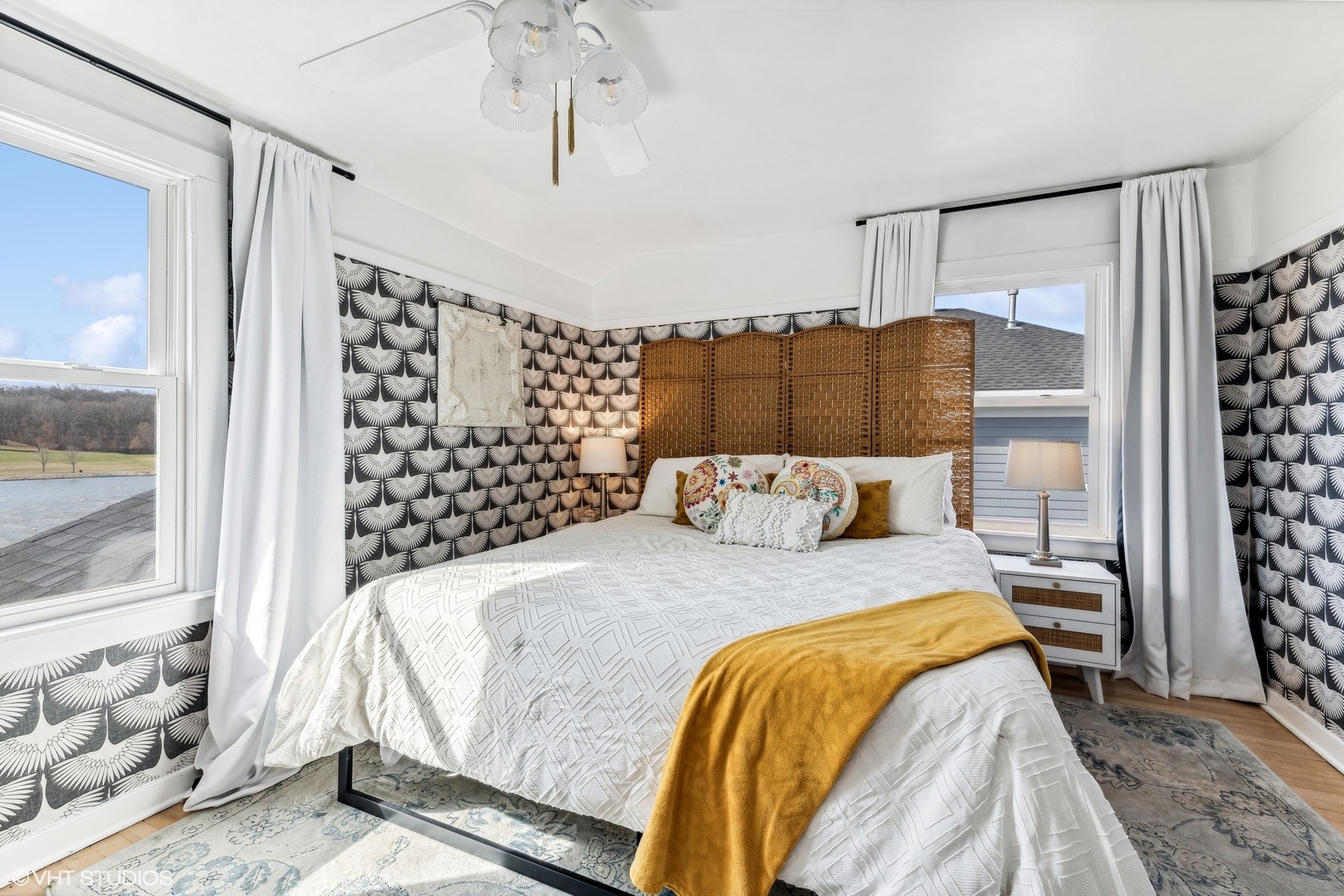 705 Spring Beach Way Cary, IL 60013 - Photo 15 of 47 a bedroom with a large bed and a window