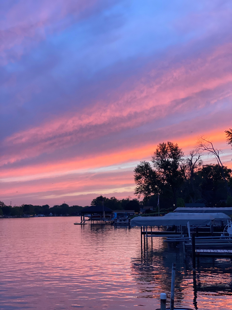 705 Spring Beach Way Cary, IL 60013 - Photo 40 of 47 a view of a lake with outside a house