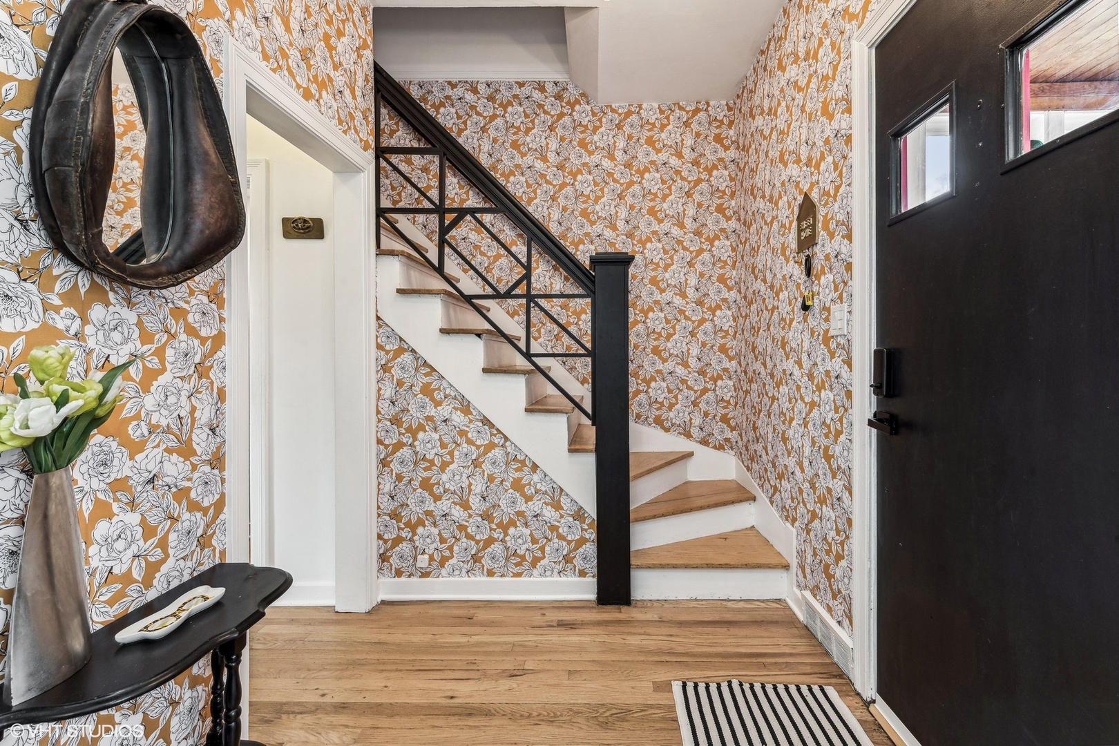 705 Spring Beach Way Cary, IL 60013 - Photo 5 of 47 a view of a entryway door with wooden floor