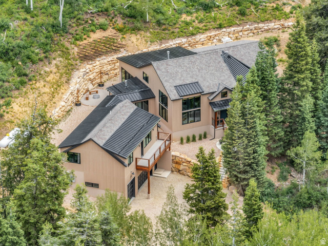 1766 West Tollgate Cyn Road Coalville, UT 84017 - Photo 58 of 59 Modern residence featuring a neutral-toned exterior and dark trim