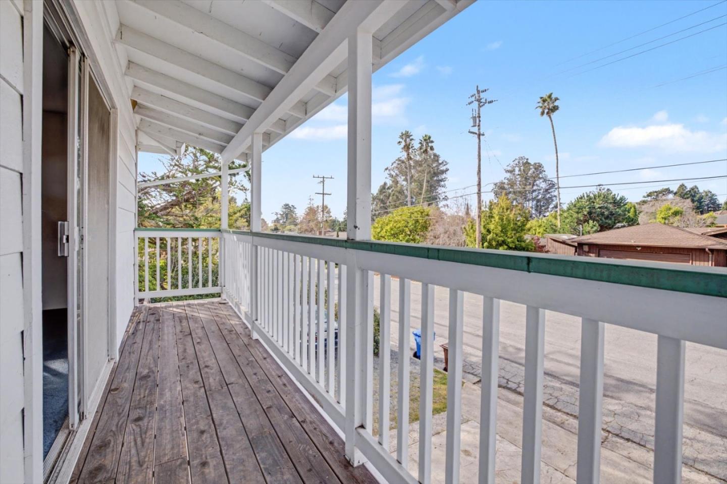 416 Spring Street Santa Cruz, CA 95060 - Photo 17 of 28 a view of a balcony with wooden floor
