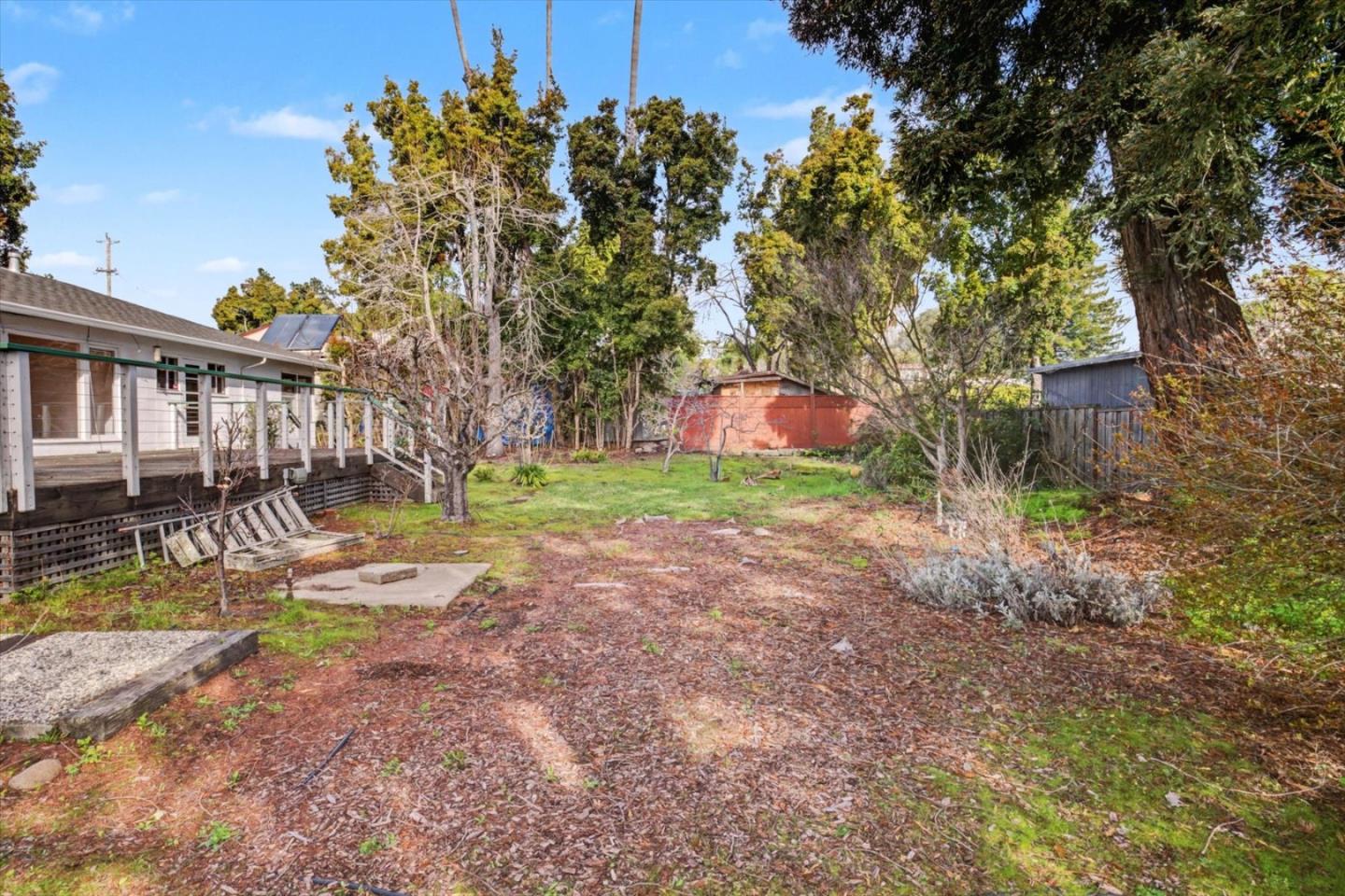 416 Spring Street Santa Cruz, CA 95060 - Photo 6 of 28 a view of a backyard with plants and a patio