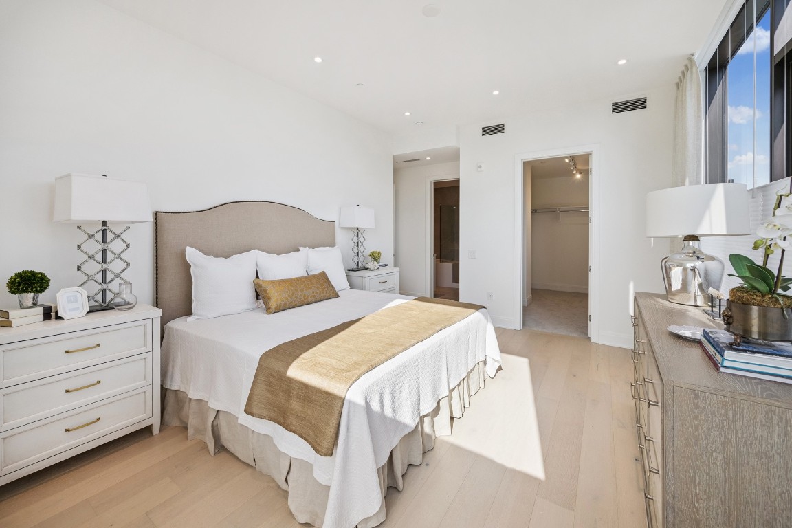 2323 West Main Street, Unit 305 Houston, TX 77098 - Photo 7 of 17 Primary bedroom has space for a king bed, oversized night stands, dressers, and has a fabulous walk-in closet too!