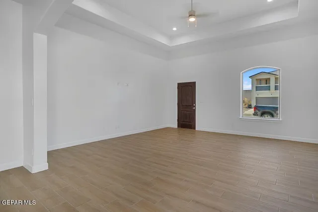 wooden floor in an empty room