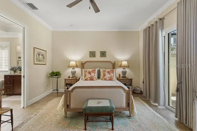 a spacious bathroom with a tub sink and mirror