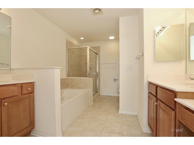 897 Havenshire Road, Unit 897 Naperville, IL 60565 - Photo 10 of 14 a bathroom with a shower and a sink