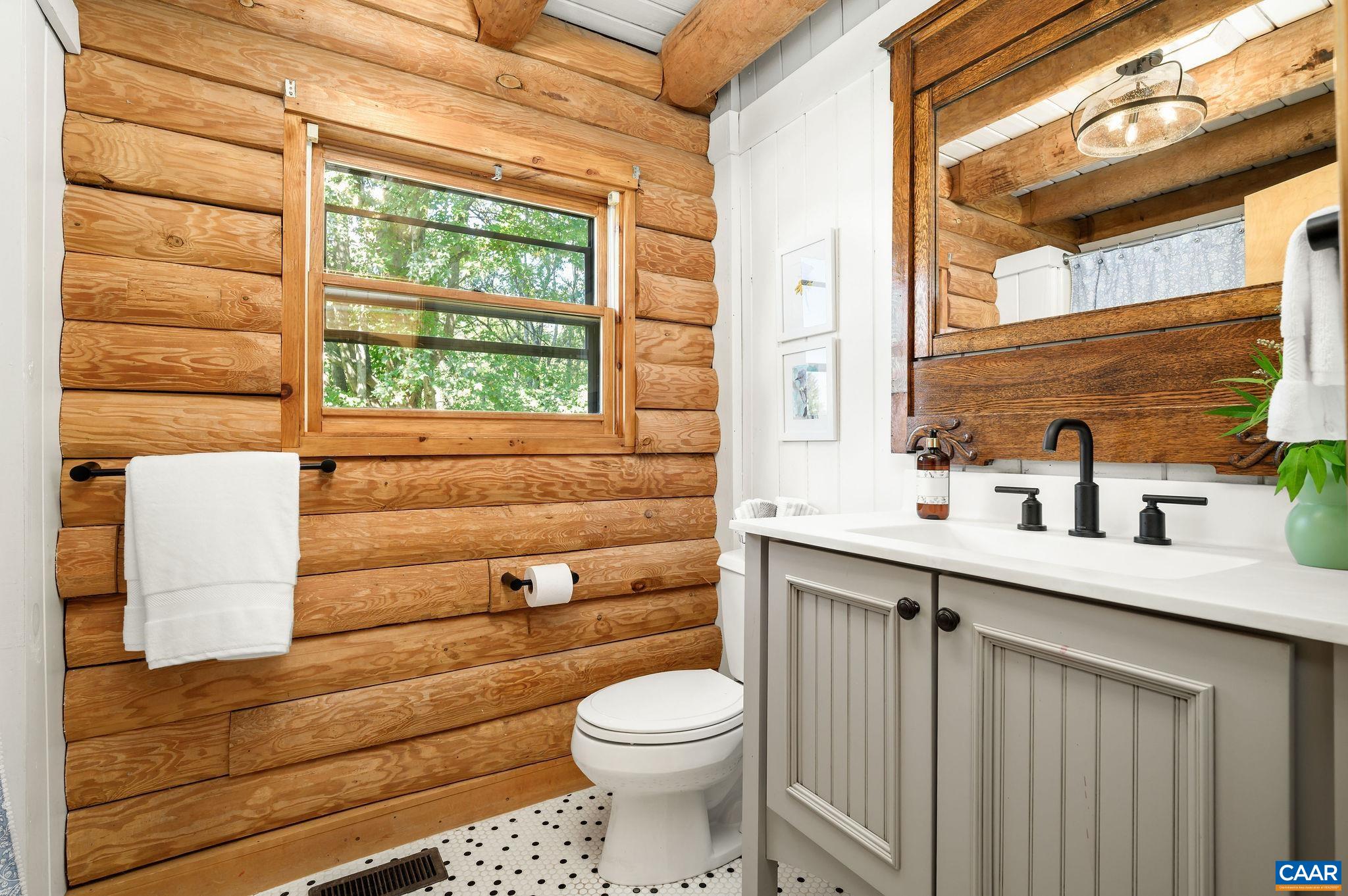 3946 Rock Branch Road North Garden, VA 22959 - Photo 17 of 36 a bathroom with a sink a toilet and vanity