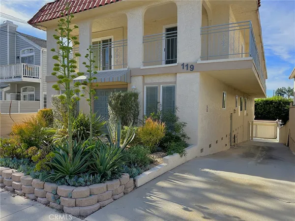 a view of a potted plants in front of a building