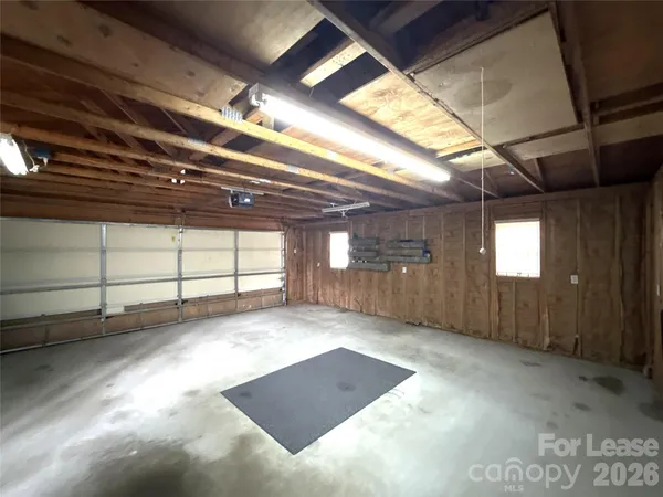 a view of a room with an empty space