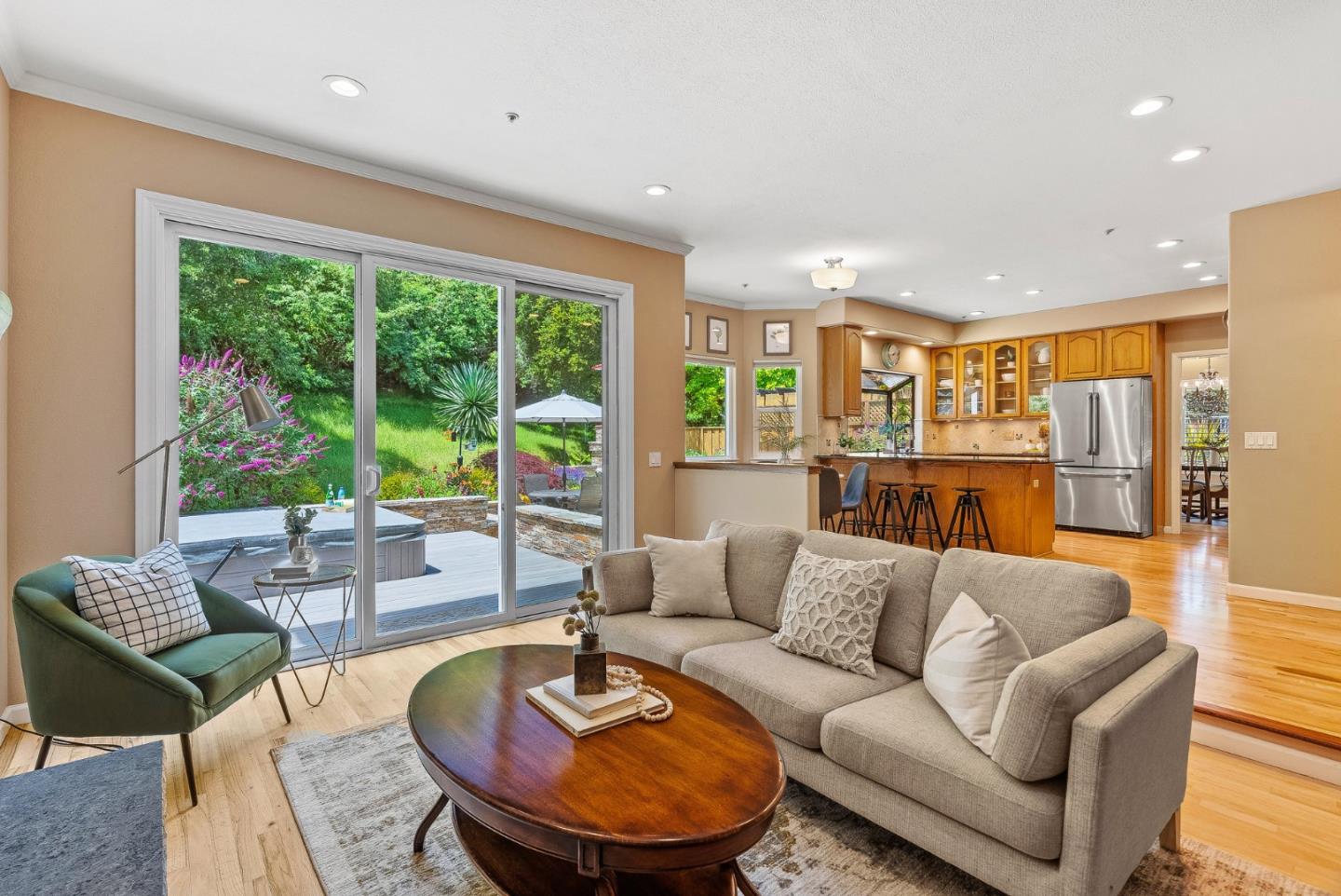 125 Chase Lane Aptos, CA 95003 - Photo 7 of 34 a living room with furniture and a large window