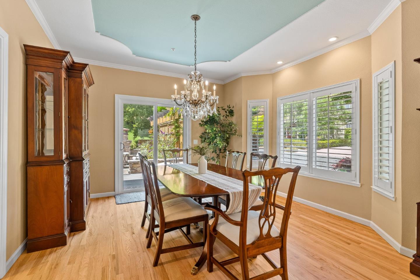 125 Chase Lane Aptos, CA 95003 - Photo 9 of 34 a view of a dining room with furniture window and outside view