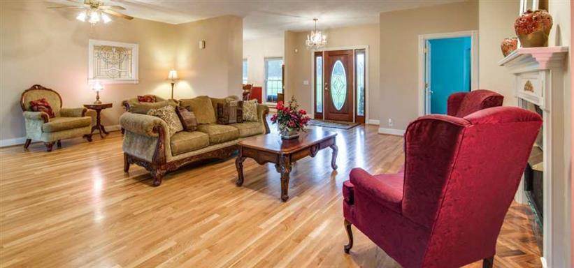 7768 Webster Road White House, TN 37188 - Photo 6 of 30 a living room with furniture and a wooden floor