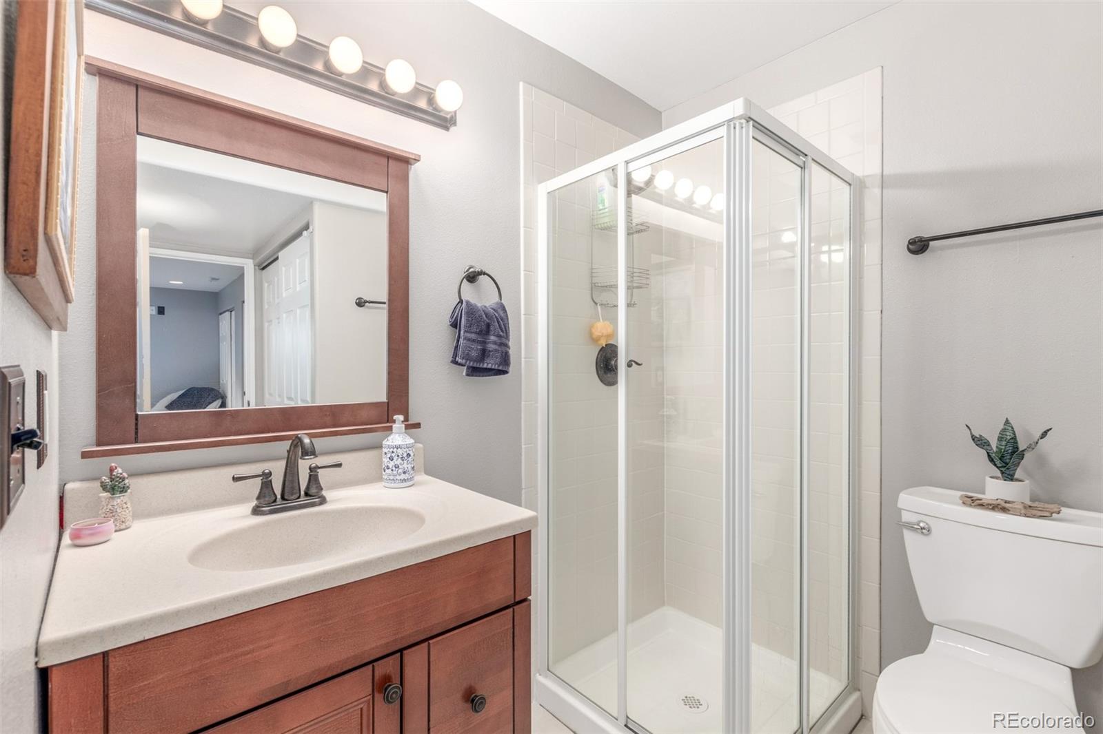 4864 Parsons Way Castle Rock, CO 80104 - Photo 26 of 50 a bathroom with a sink toilet and shower