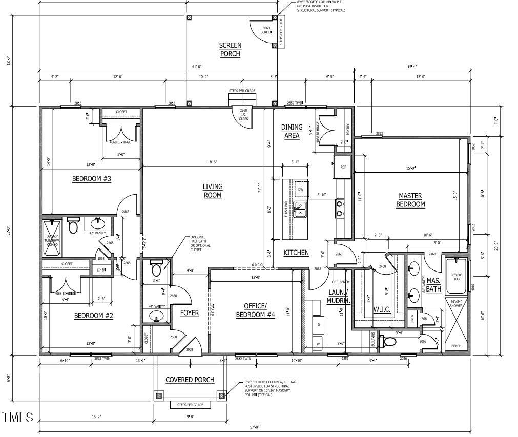 6144 Preacher Hayes Road Mebane, NC 27302 - Photo 7 of 7 Floor plan without garage