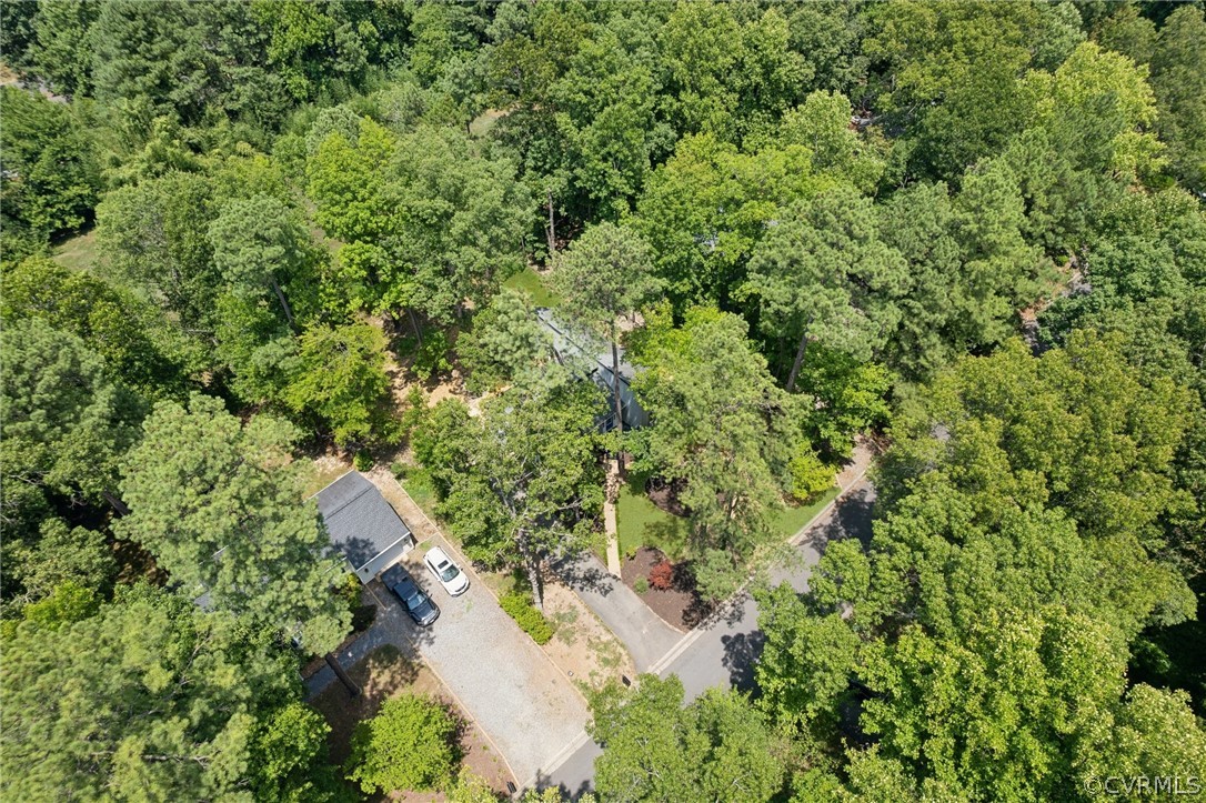 13914 Barnes Spring Road Midlothian, VA 23112 - Photo 30 of 33 a view of a forest with a house