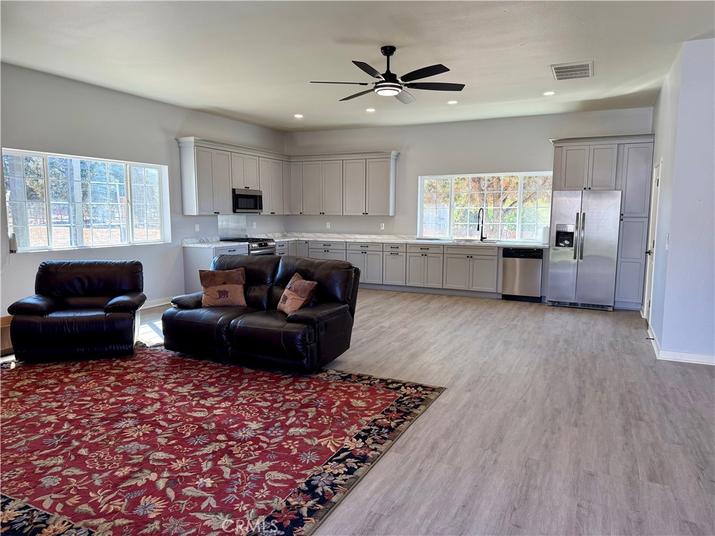 46685 Benito Wilson Road, Unit ADU Big Bear City, CA 92314 - Photo 6 of 19 a living room with furniture and a large window