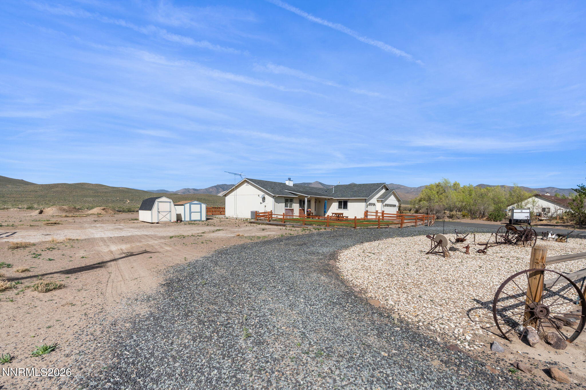 219 David Avenue Stagecoach, NV 89429 - Photo 28 of 40 a view of a town with large trees and a big yard