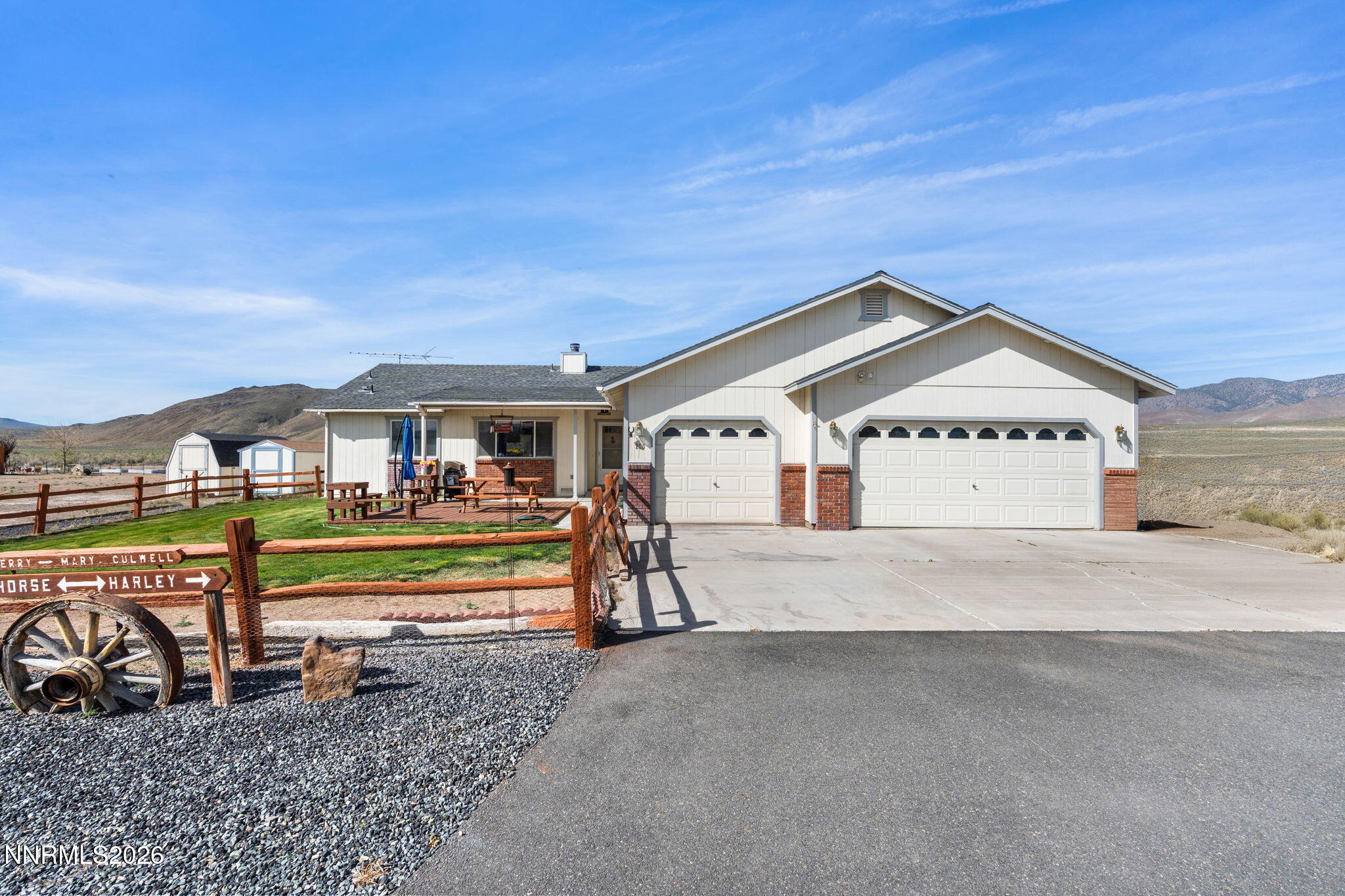 219 David Avenue Stagecoach, NV 89429 - Photo 6 of 40 a view of a house with a yard and sitting area