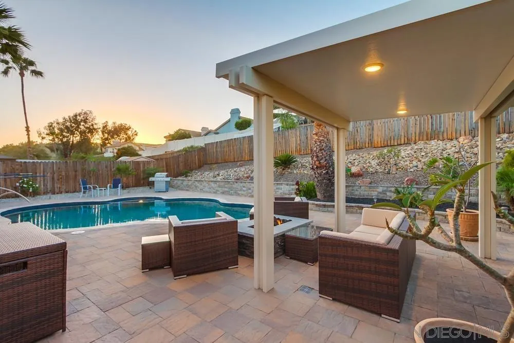 14230 Match Point Drive Poway, CA 92064 - Photo 58 of 70 a outdoor living space with patio furniture and a potted plant