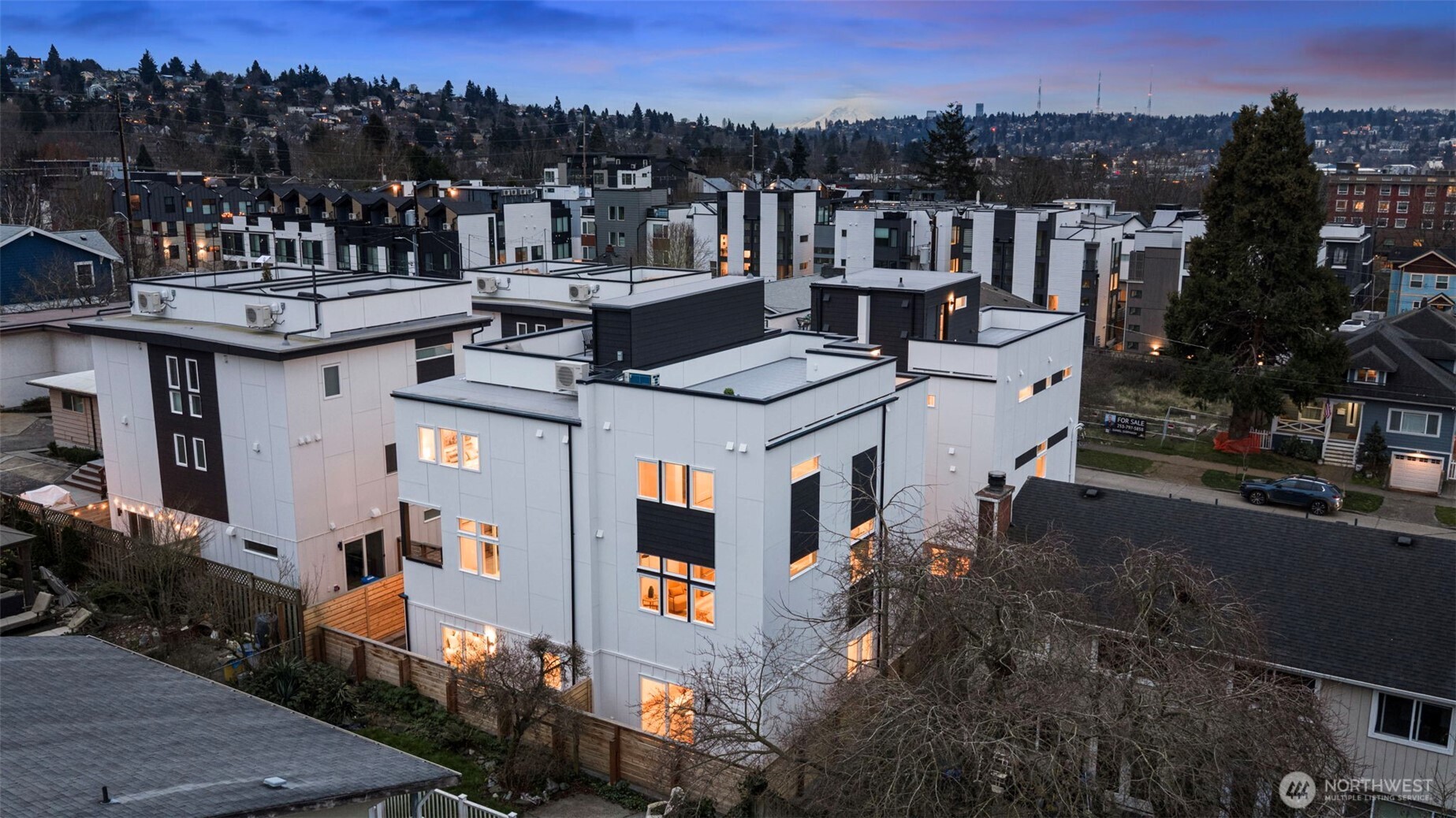926 Northwest 57th Street, Unit B Seattle, WA 98107 - Photo 34 of 37 a view of a city with tall buildings