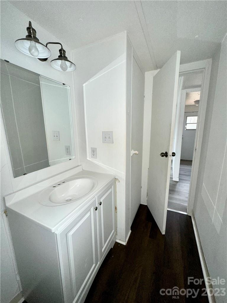3378 Startown Road Newton, NC 28658 - Photo 20 of 30 a bathroom with a sink and a mirror