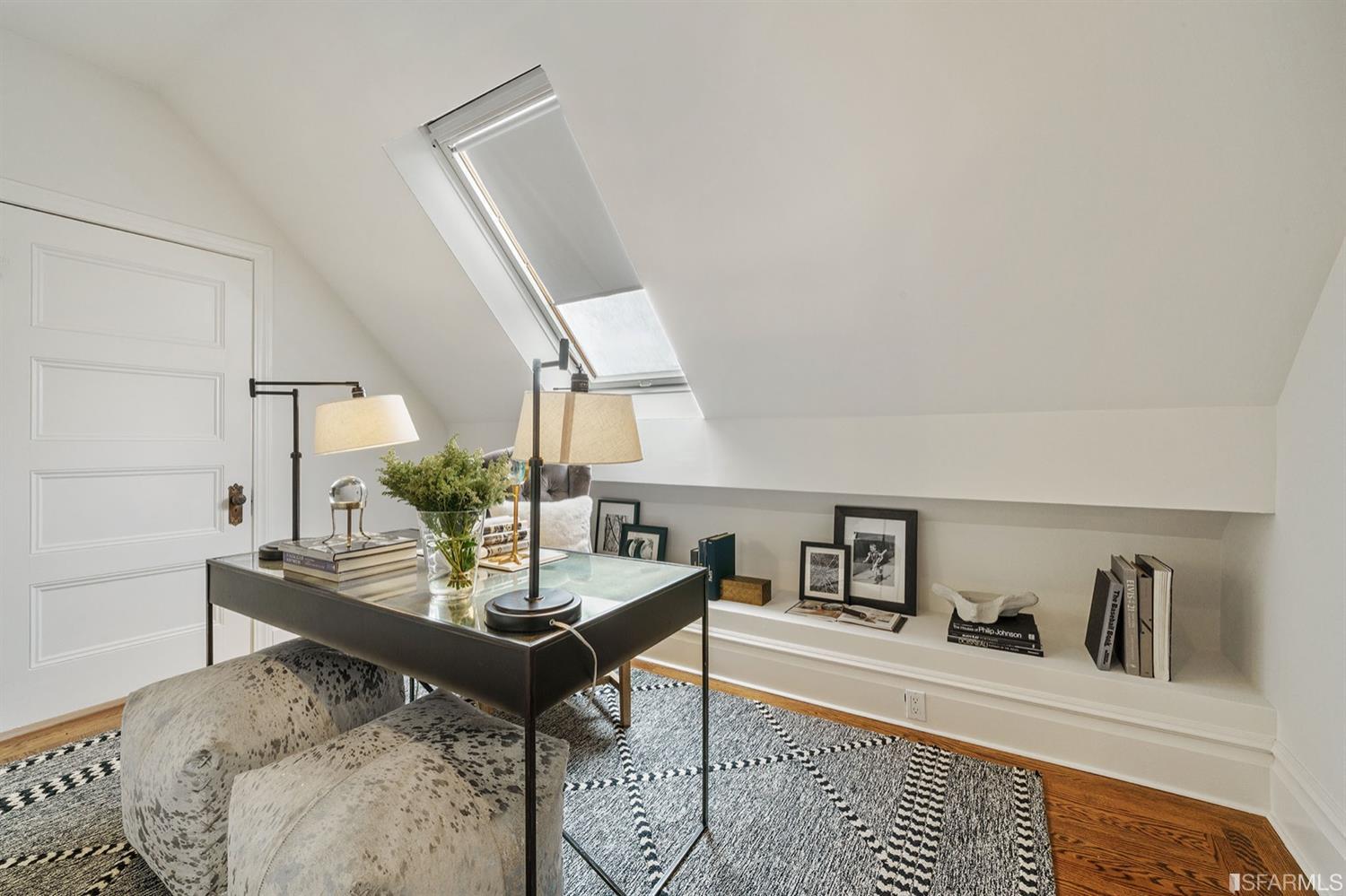 617 Broderick Street, Unit B San Francisco, CA 94117 - Photo 17 of 36 a living room with furniture and wooden floor
