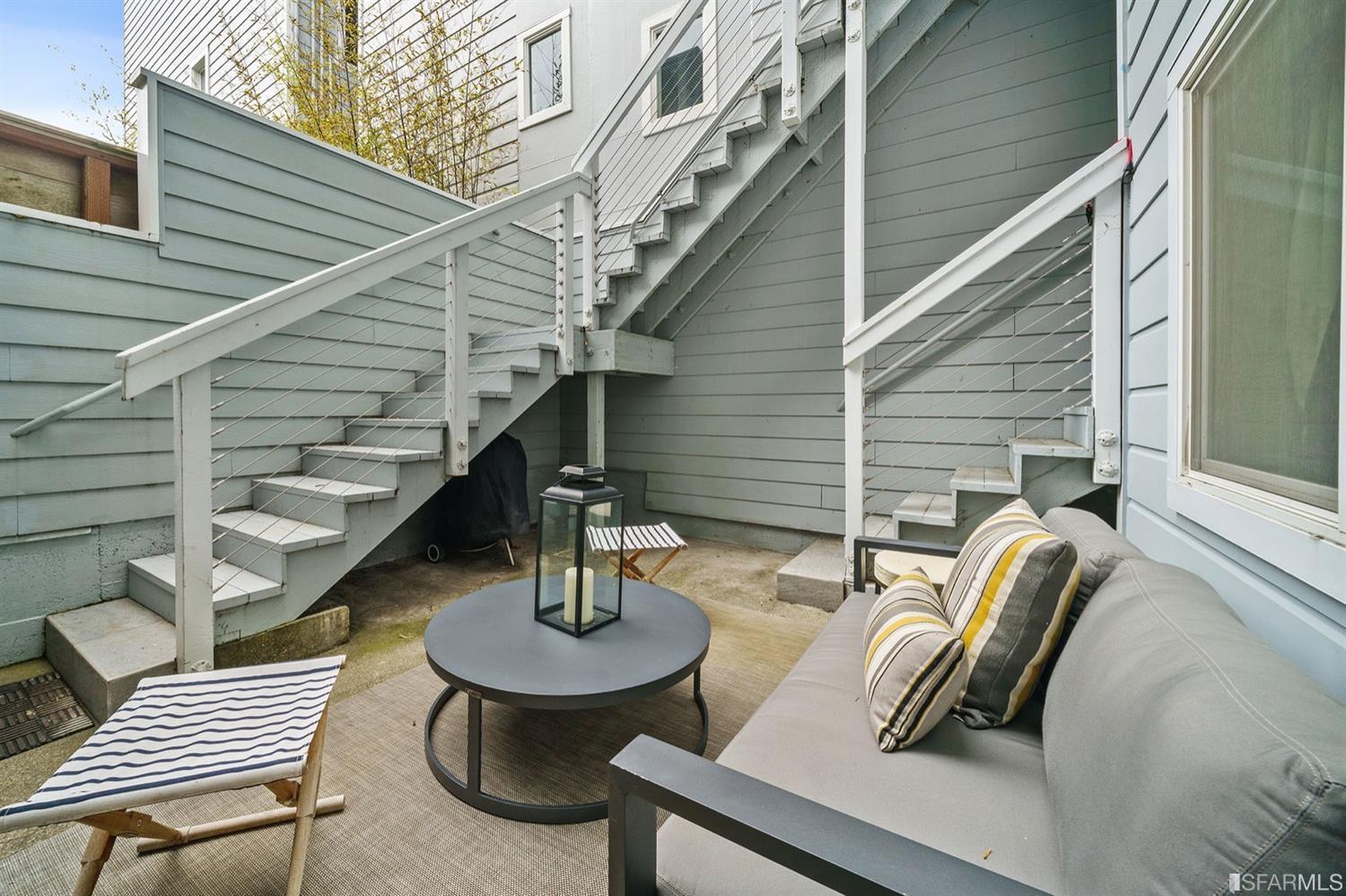 617 Broderick Street, Unit B San Francisco, CA 94117 - Photo 30 of 36 a view of outdoor space and seating