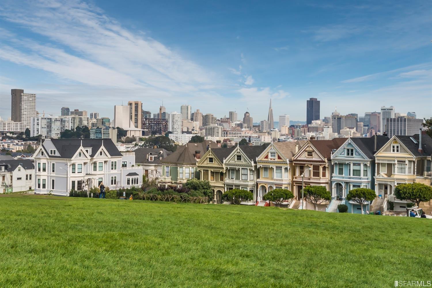 617 Broderick Street, Unit B San Francisco, CA 94117 - Photo 36 of 36 a view of a town with residential houses