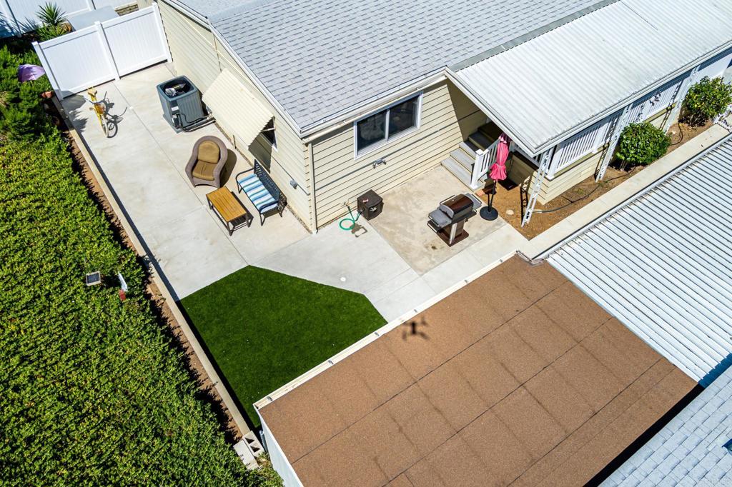 4650 Dulin Road, Unit 42 Fallbrook, CA 92003 - Photo 6 of 45 an aerial view of a house with a backyard