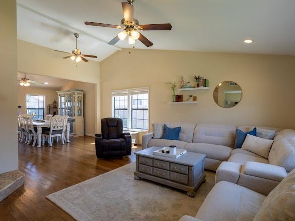 8209 Woodside Road Rowlett, TX 75088 - Photo 7 of 30 Living open to dining