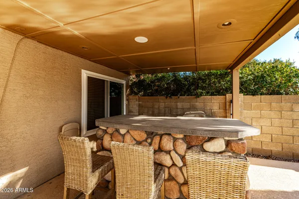 a view of outdoor space with swimming pool