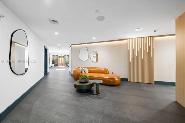 a view of livingroom with furniture